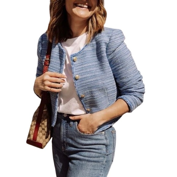 J. Crew Blue Skirt Set - Picture 2 of 9